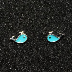 Ins Style Stub Earring Pendants Whale